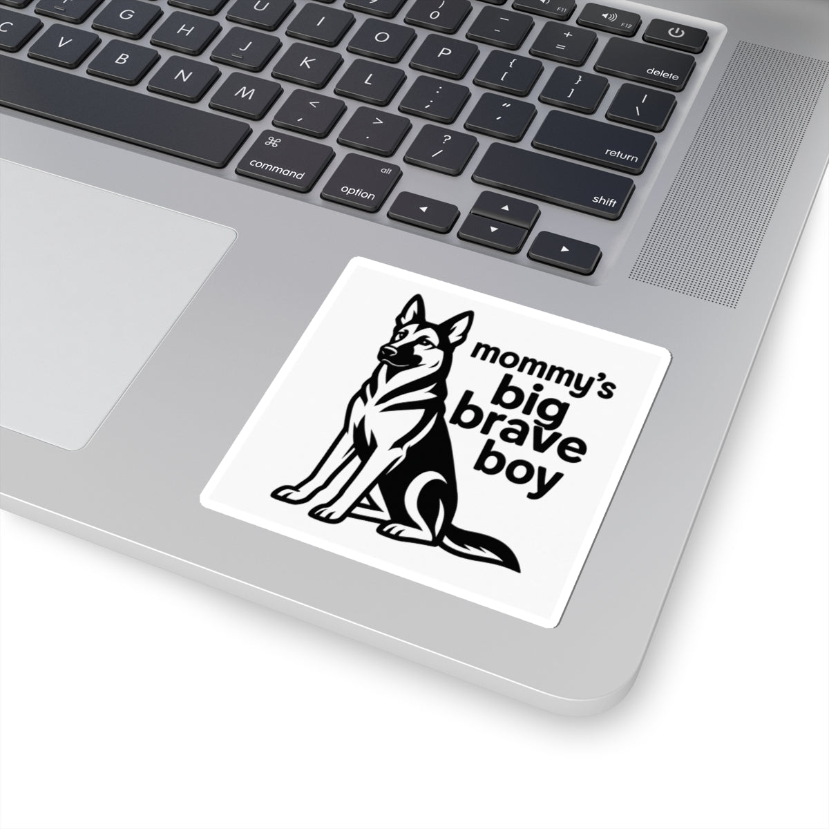 Mommy's Big Brave Boy Stickers - Cute Dog Decals for Dog Lovers