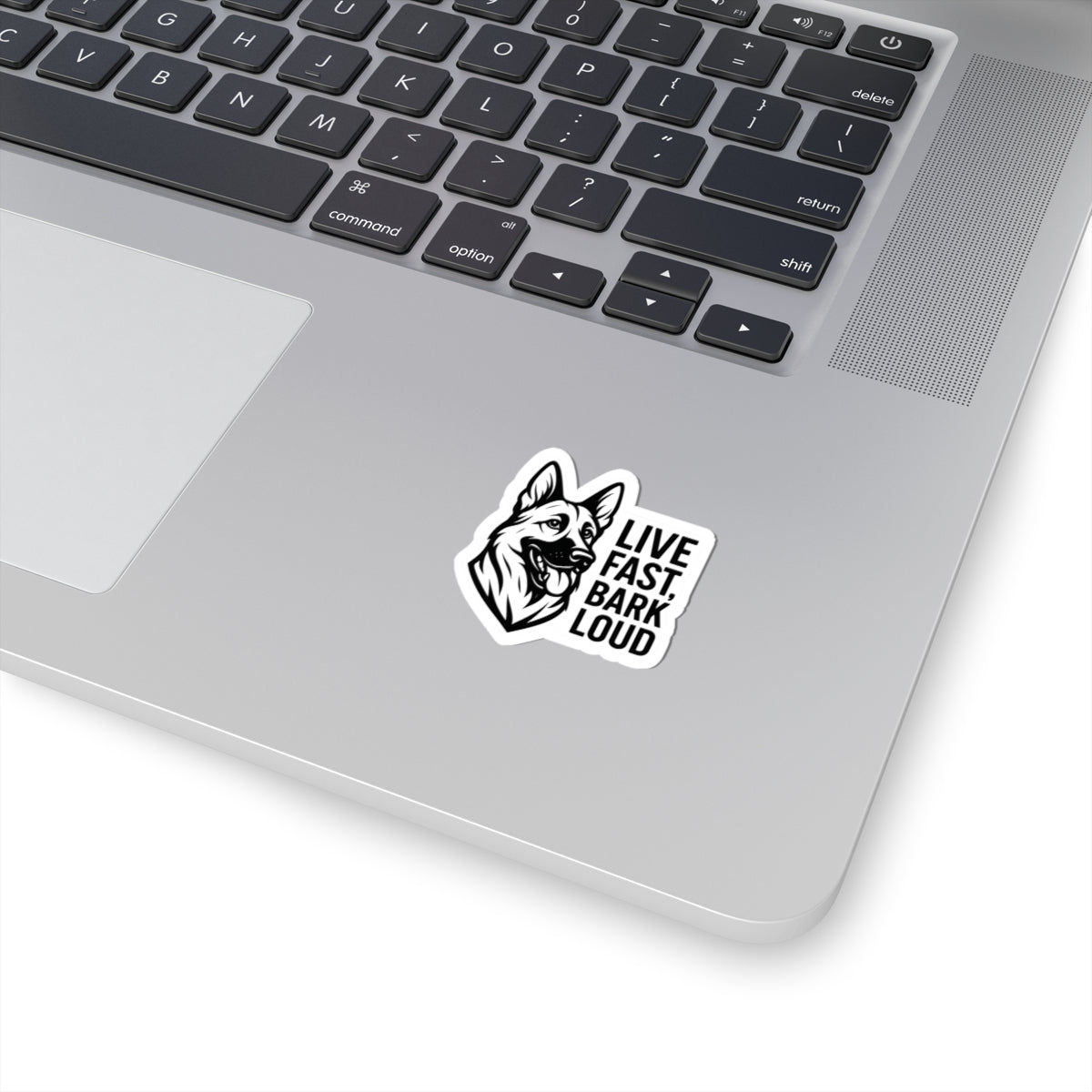 German Shepherd Stickers - Live Fast Bark Loud, Dog Lover Sticker, Pet Owner Gift, Decal